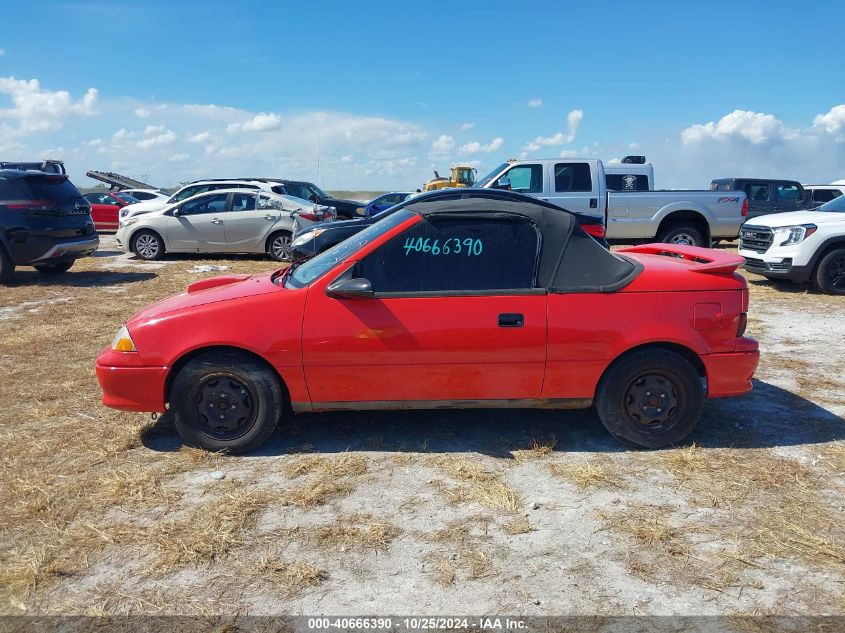 1993 Geo Metro Lsi Sprint Cl VIN: JG1MR3365PK209184 Lot: 40666390