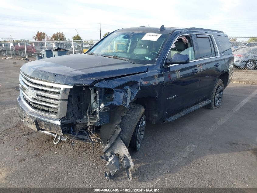 2017 Chevrolet Tahoe Lt VIN: 1GNSKBKC2HR215383 Lot: 40666405