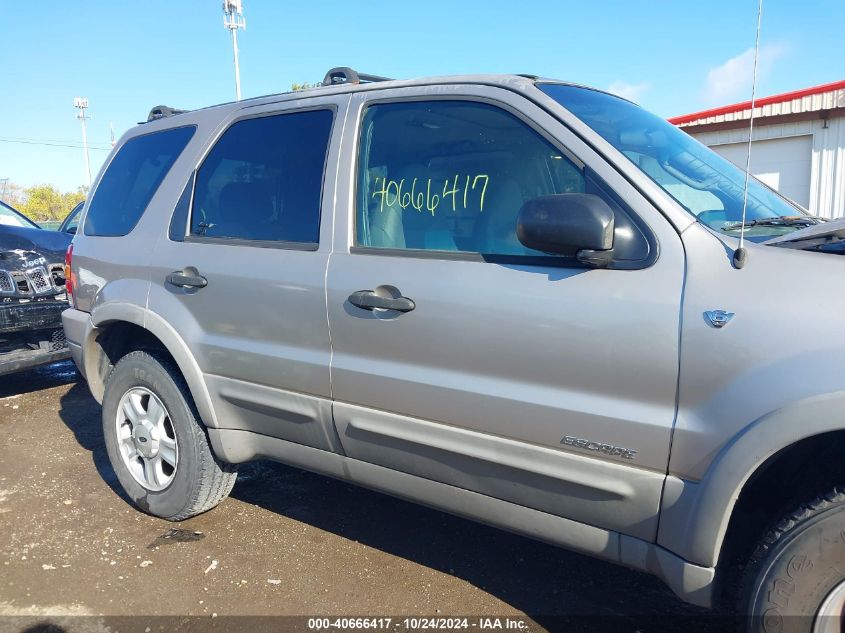 2001 Ford Escape Xlt VIN: 1FMYU04101KA34287 Lot: 40666417