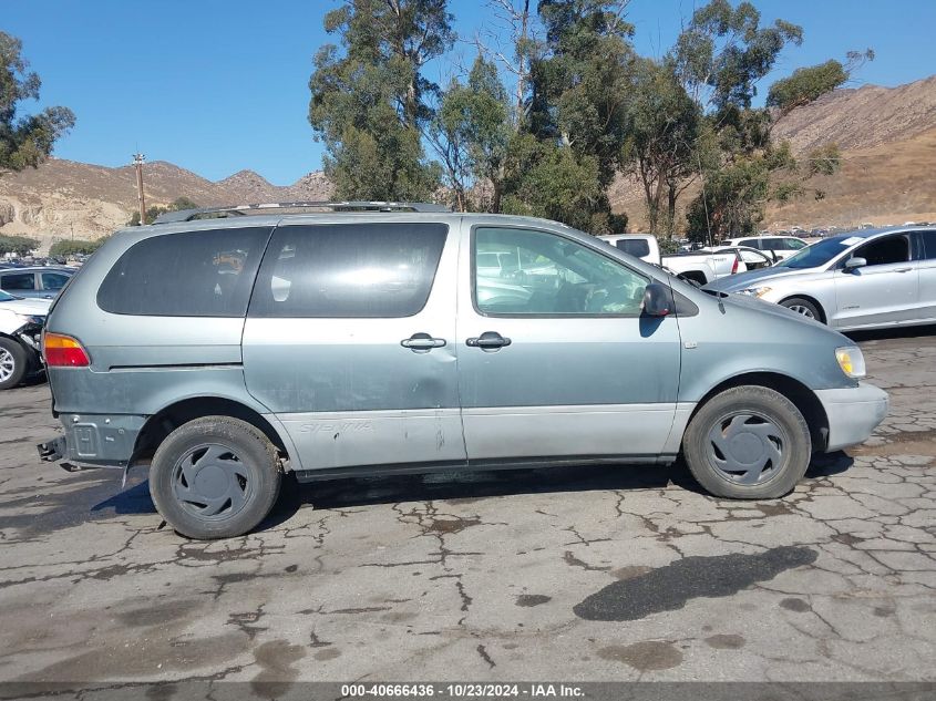 1999 Toyota Sienna Le VIN: 4T3ZF13C3XU106482 Lot: 40666436