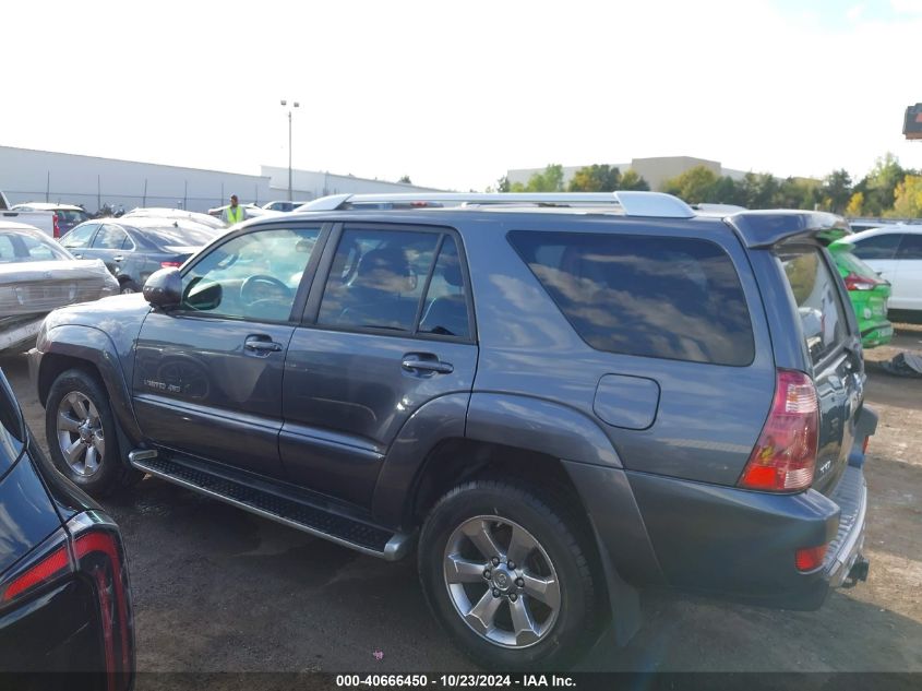 2004 Toyota 4Runner Limited V8 VIN: JTEBT17R240035165 Lot: 40666450