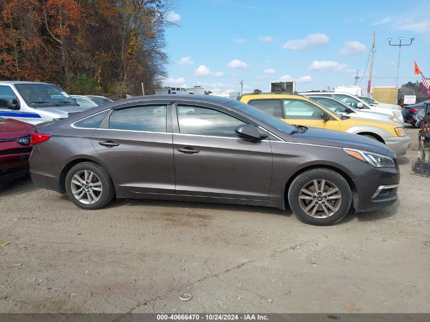 2016 Hyundai Sonata Se VIN: 5NPE24AF9GH315483 Lot: 40666470