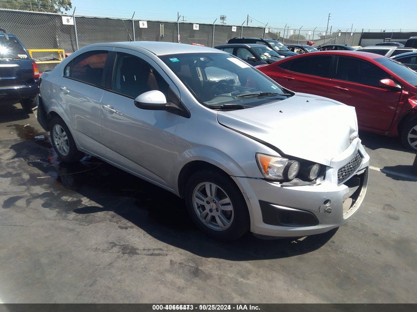 2012 Chevrolet Sonic Cv1 silver null null KL1JJ5AE7CB032162 photo #1