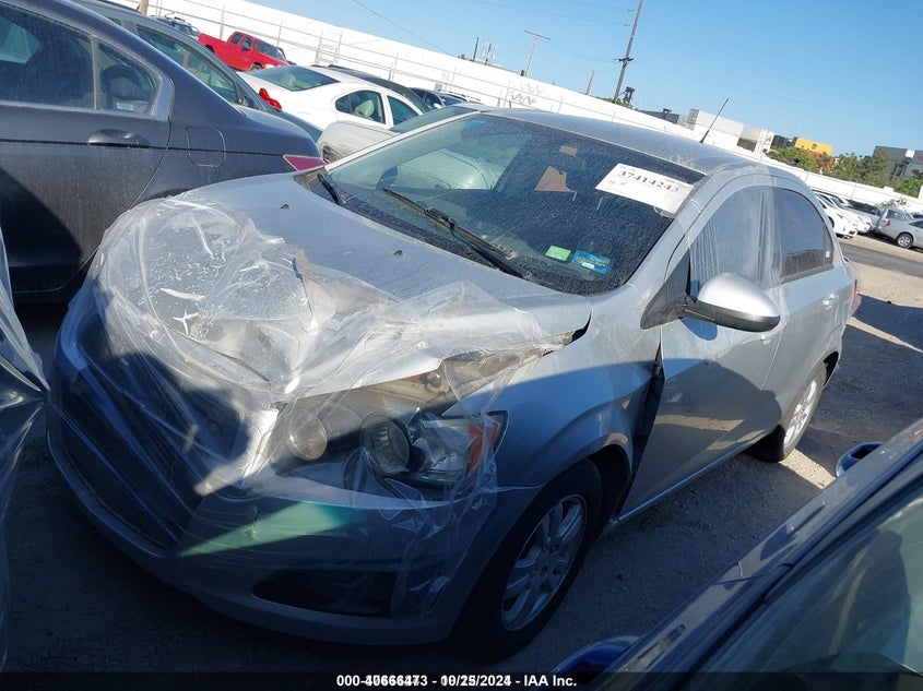 2012 Chevrolet Sonic Cv1 silver null null KL1JJ5AE7CB032162 photo #3