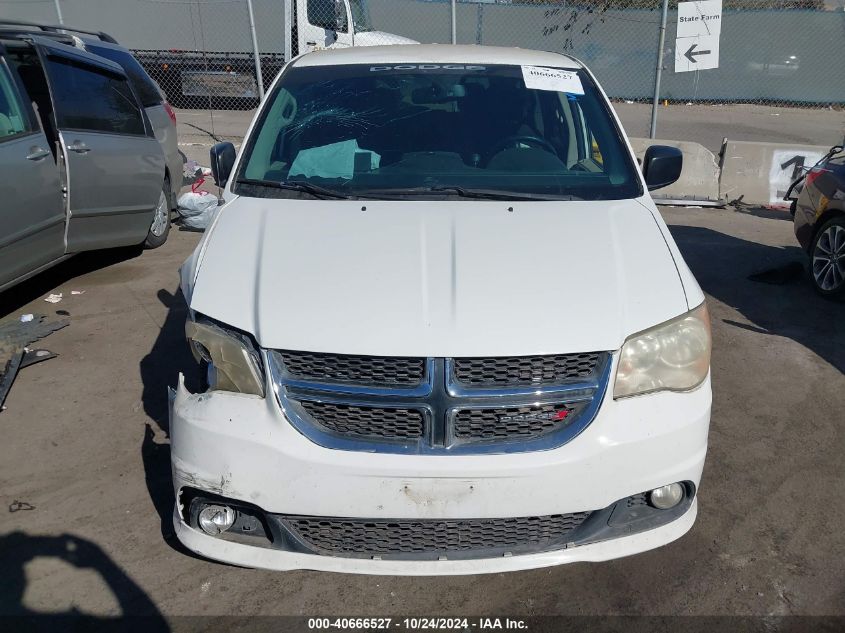 2012 Dodge Grand Caravan Se VIN: 2C4RDGBG8CR405144 Lot: 40666527