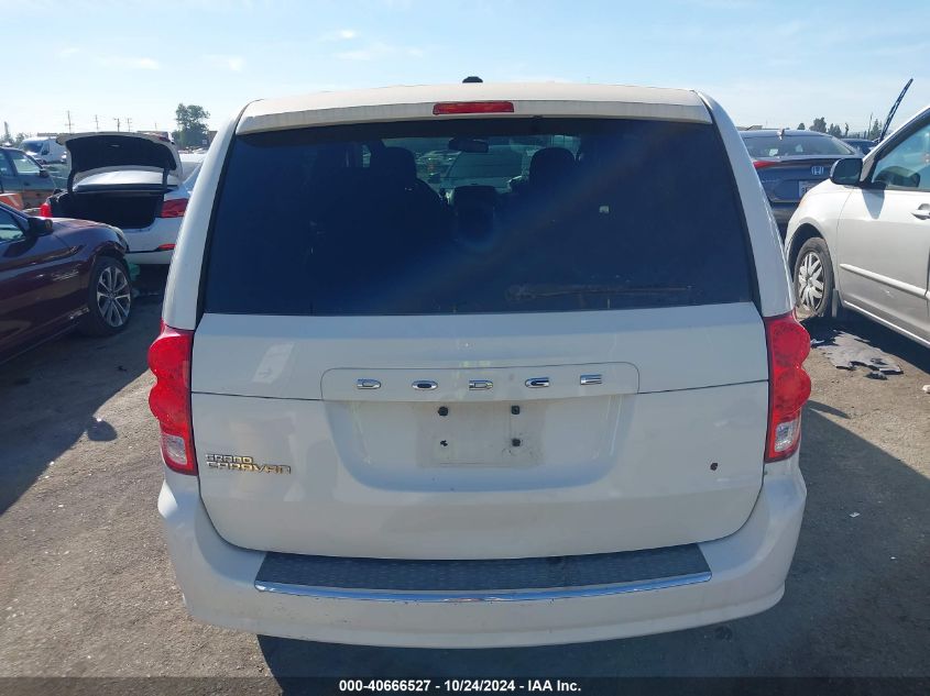 2012 Dodge Grand Caravan Se VIN: 2C4RDGBG8CR405144 Lot: 40666527