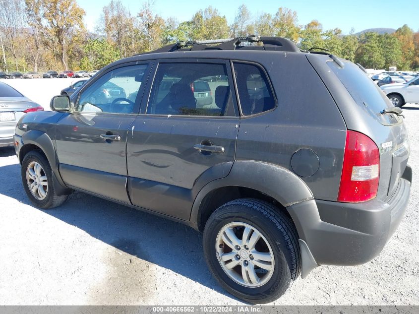 2007 Hyundai Tucson Limited/Se VIN: KM8JN12D07U666205 Lot: 40666562
