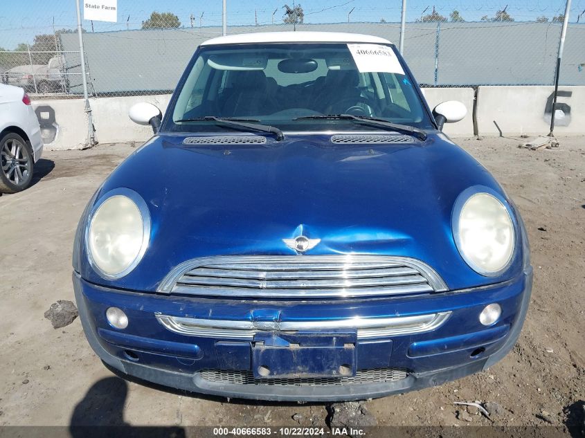 2003 Mini Cooper VIN: WMWRC33403TE19404 Lot: 40666583