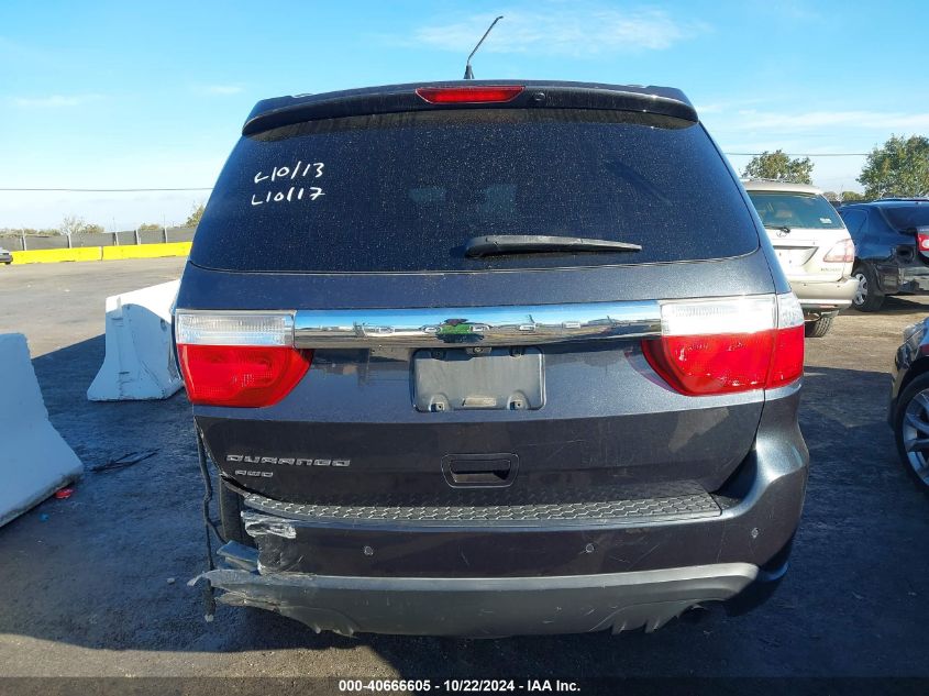 2013 Dodge Durango Sxt VIN: 1C4RDJAG9DC691076 Lot: 40666605