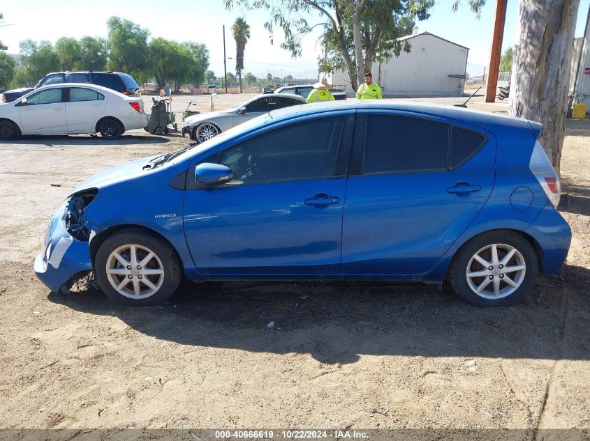 2012 Toyota Prius C Four VIN: JTDKDTB33C1007626 Lot: 40666619