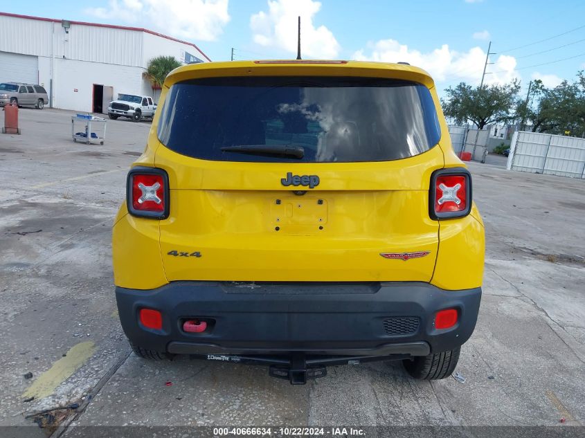 2016 Jeep Renegade Trailhawk VIN: ZACCJBCT8GPD66501 Lot: 40666634