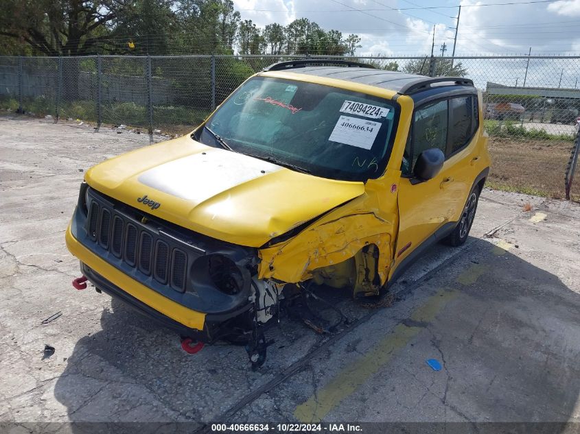 2016 Jeep Renegade Trailhawk VIN: ZACCJBCT8GPD66501 Lot: 40666634