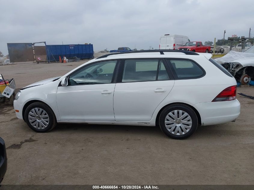 2014 Volkswagen Jetta Sportwagen 2.5L S/2.5L Se VIN: 3VWPP7AJ7EM604656 Lot: 40666654