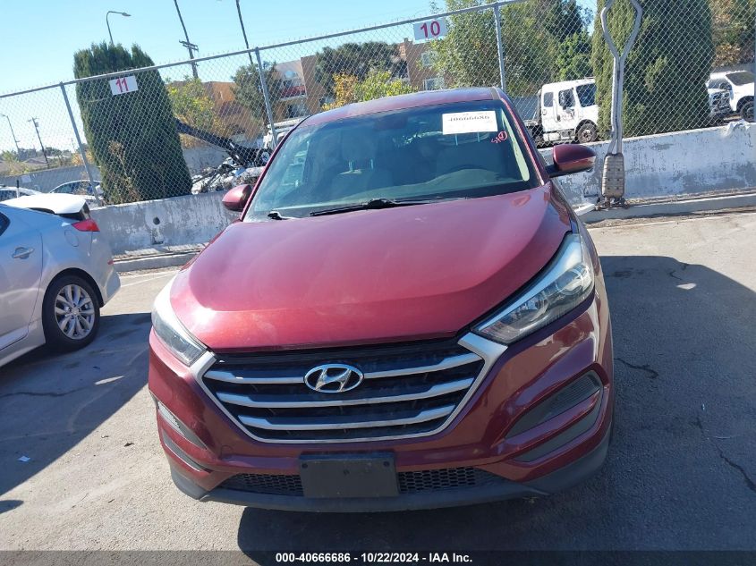 2017 Hyundai Tucson Se VIN: KM8J23A48HU431199 Lot: 40666686