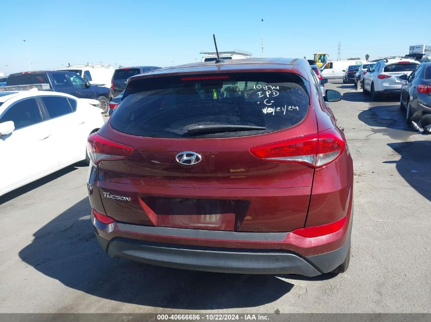 2017 Hyundai Tucson Se VIN: KM8J23A48HU431199 Lot: 40666686