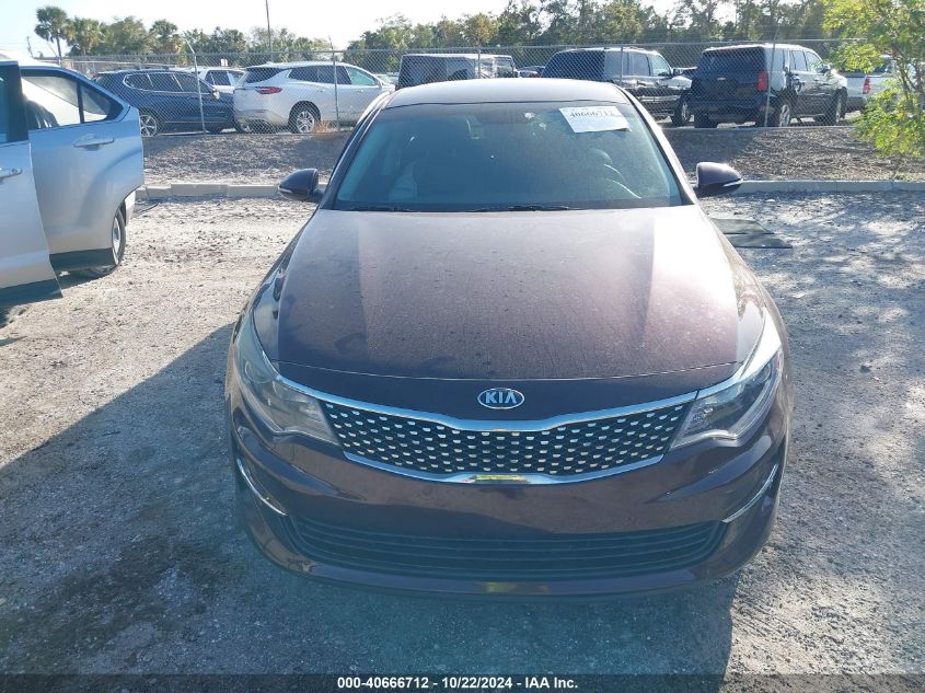 2018 Kia Optima Ex VIN: 5XXGU4L36JG245451 Lot: 40666712