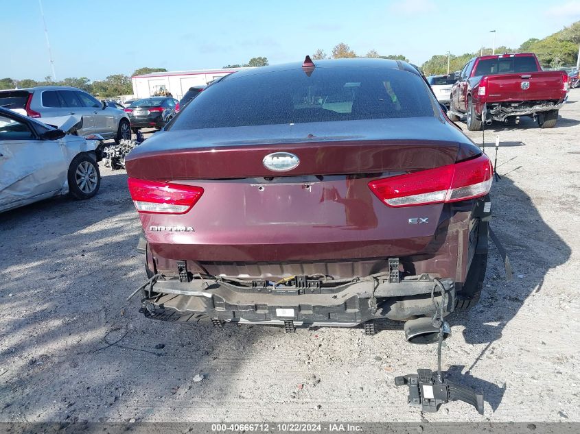 2018 Kia Optima Ex VIN: 5XXGU4L36JG245451 Lot: 40666712