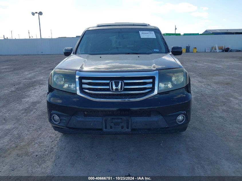 2012 Honda Pilot Touring VIN: 5FNYF3H97CB040605 Lot: 40666751