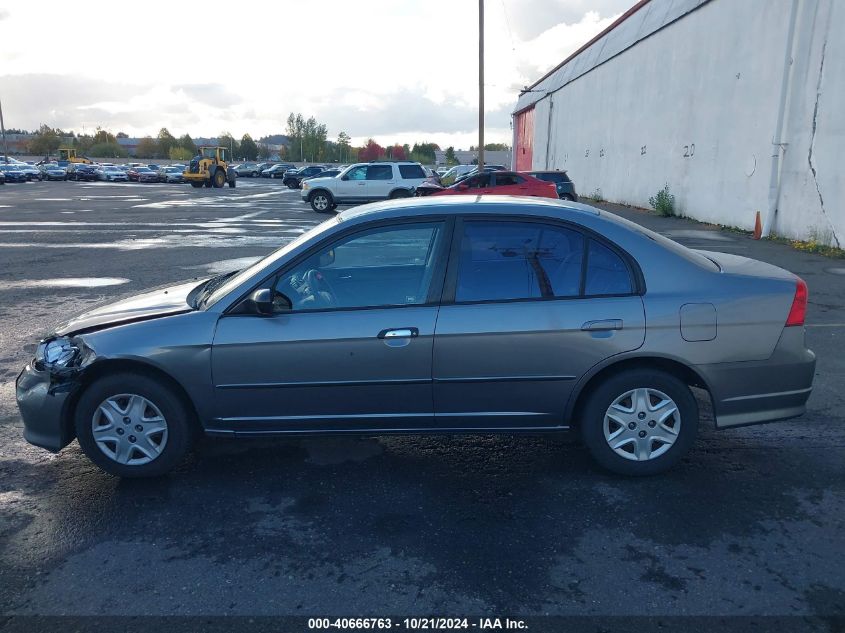 2004 Honda Civic Lx VIN: 2HGES16524H530031 Lot: 40666763