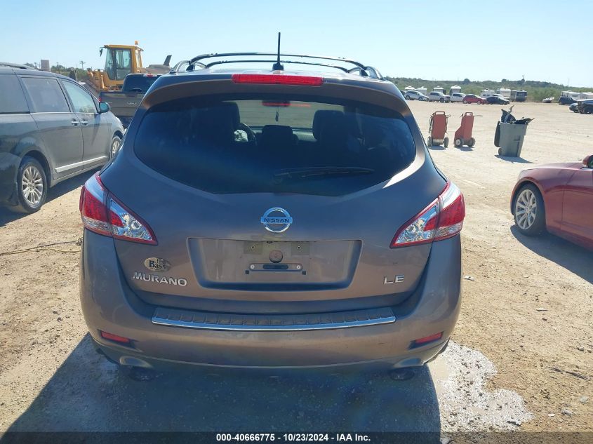 2011 Nissan Murano Le VIN: JN8AZ1MU4BW061580 Lot: 40666775