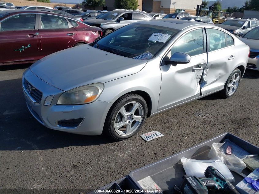 2012 Volvo S60 T5 VIN: YV1622FS9C2034384 Lot: 40666820