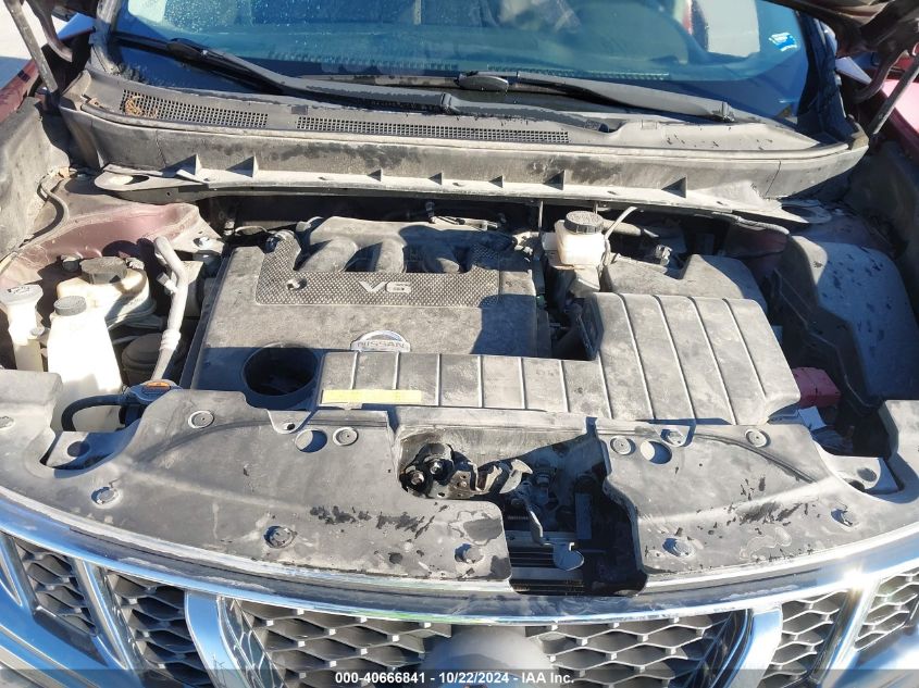 2013 Nissan Murano Sv VIN: JN8AZ1MW6DW308229 Lot: 40666841