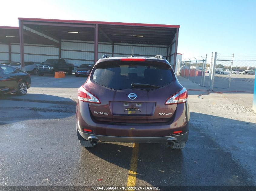 2013 Nissan Murano Sv VIN: JN8AZ1MW6DW308229 Lot: 40666841
