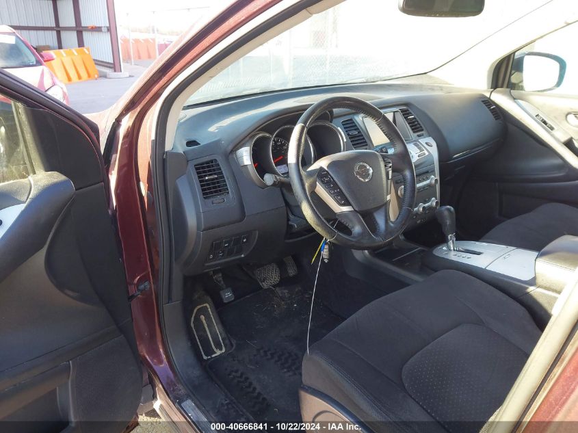 2013 Nissan Murano Sv VIN: JN8AZ1MW6DW308229 Lot: 40666841