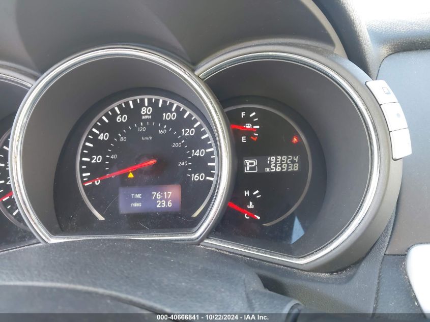 2013 Nissan Murano Sv VIN: JN8AZ1MW6DW308229 Lot: 40666841