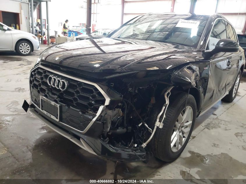 2022 Audi Q5 S Line Premium VIN: WA1GAAFY0N2134253 Lot: 40666882