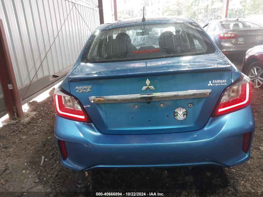 2022 Mitsubishi Mirage G4 Es VIN: ML32FUFJ9NHF03667 Lot: 40666894