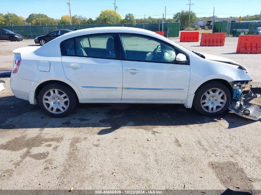 2012 Nissan Sentra 2.0 S VIN: 3N1AB6AP3CL707732 Lot: 40666909