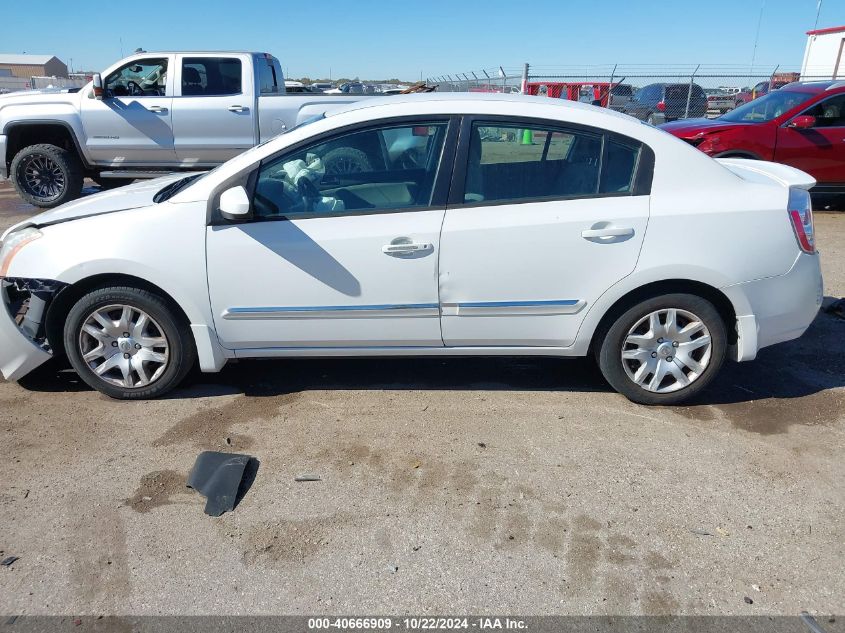 2012 Nissan Sentra 2.0 S VIN: 3N1AB6AP3CL707732 Lot: 40666909