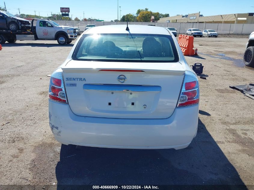 2012 Nissan Sentra 2.0 S VIN: 3N1AB6AP3CL707732 Lot: 40666909