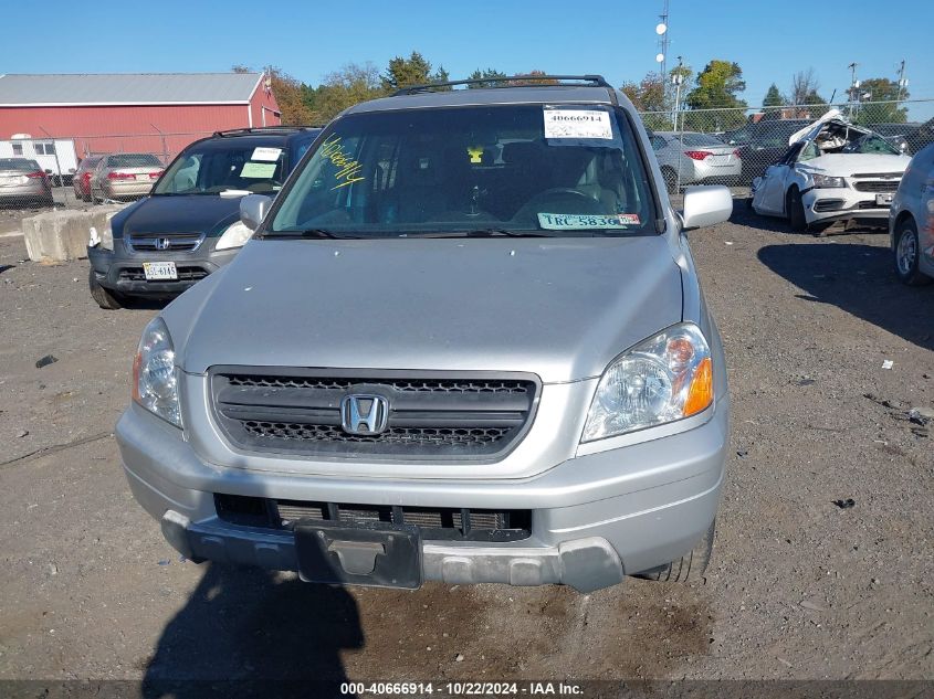 2005 Honda Pilot Ex-L VIN: 5FNYF185X5B024189 Lot: 40666914