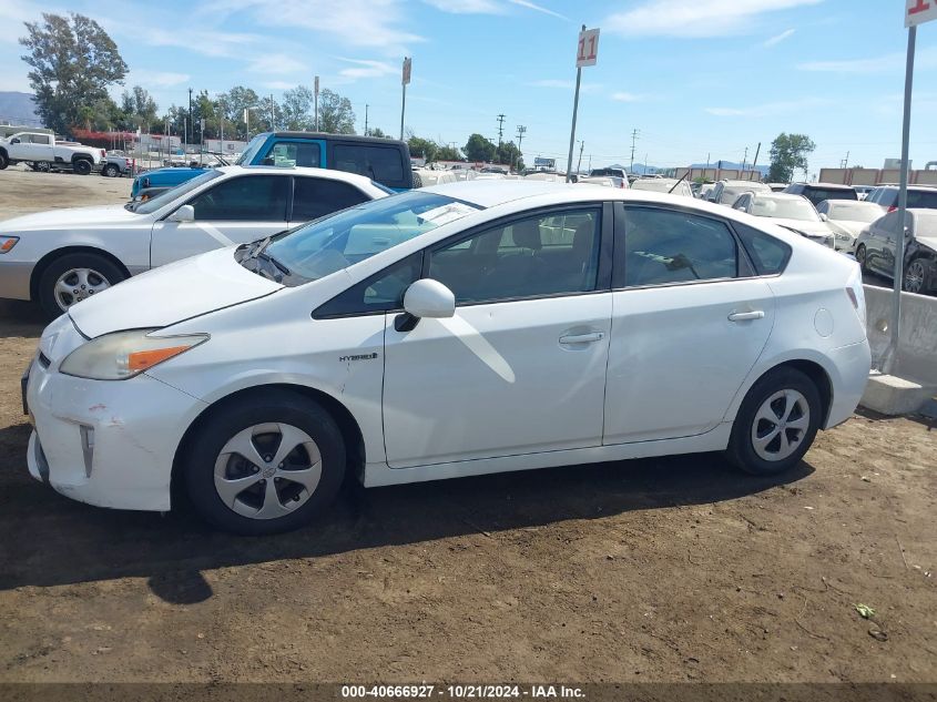 2013 Toyota Prius Three VIN: JTDKN3DUXD5686873 Lot: 40666927