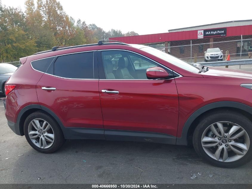 2014 Hyundai Santa Fe Sport 2.0L Turbo VIN: 5XYZU3LA8EG213829 Lot: 40666950