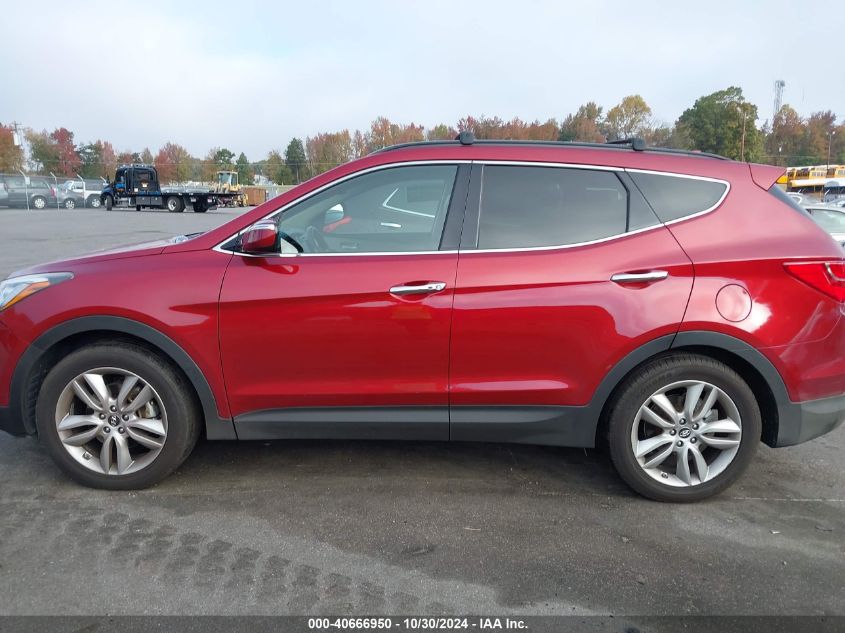 2014 Hyundai Santa Fe Sport 2.0L Turbo VIN: 5XYZU3LA8EG213829 Lot: 40666950