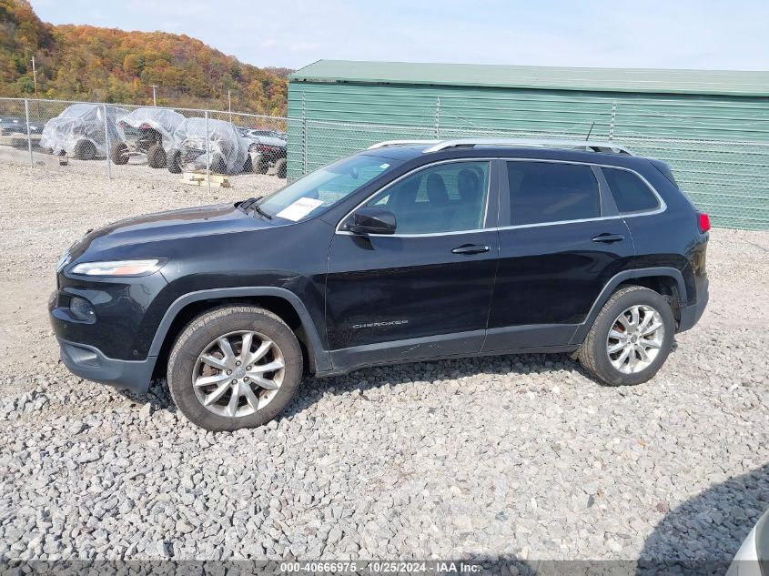 2016 Jeep Cherokee Limited VIN: 1C4PJMDS1GW122033 Lot: 40666975