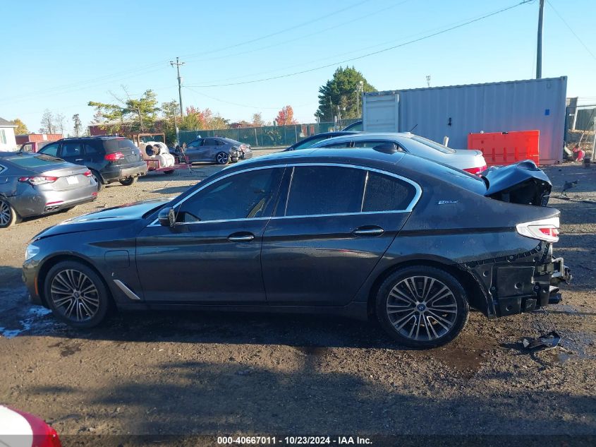 2018 BMW 530E xDrive Iperformance VIN: WBAJB1C52JB374382 Lot: 40667011