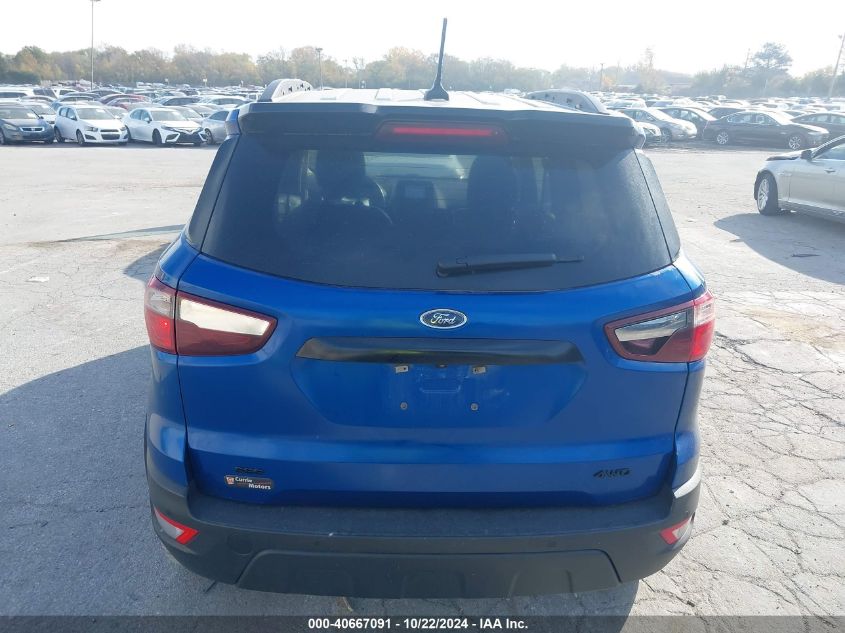 2021 Ford Ecosport Ses VIN: MAJ6S3JL2MC422361 Lot: 40667091