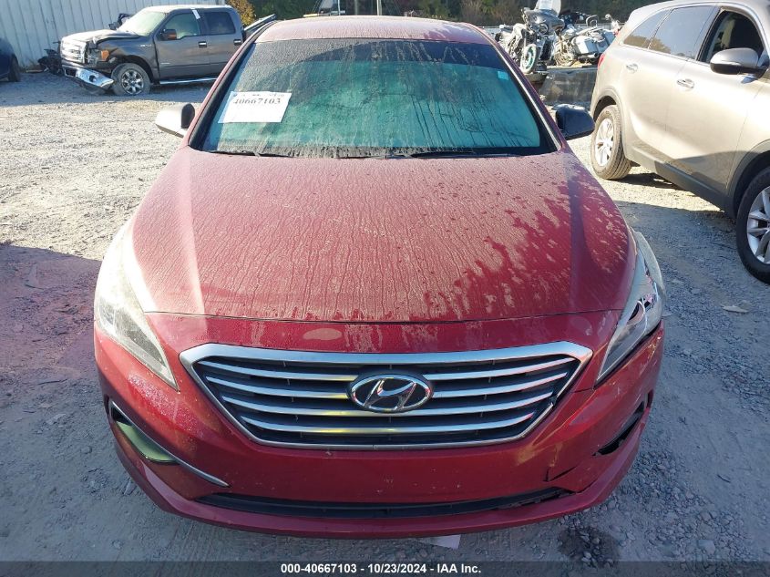 2016 Hyundai Sonata Se VIN: 5NPE24AF9GH283182 Lot: 40667103