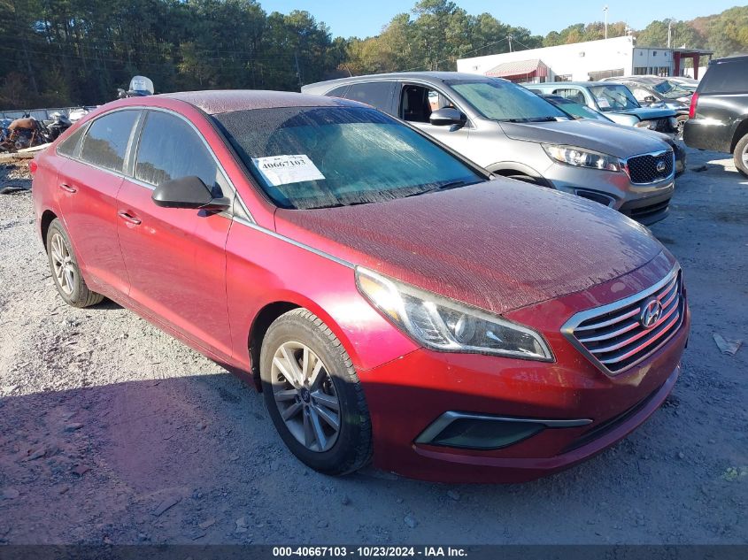 2016 Hyundai Sonata Se VIN: 5NPE24AF9GH283182 Lot: 40667103