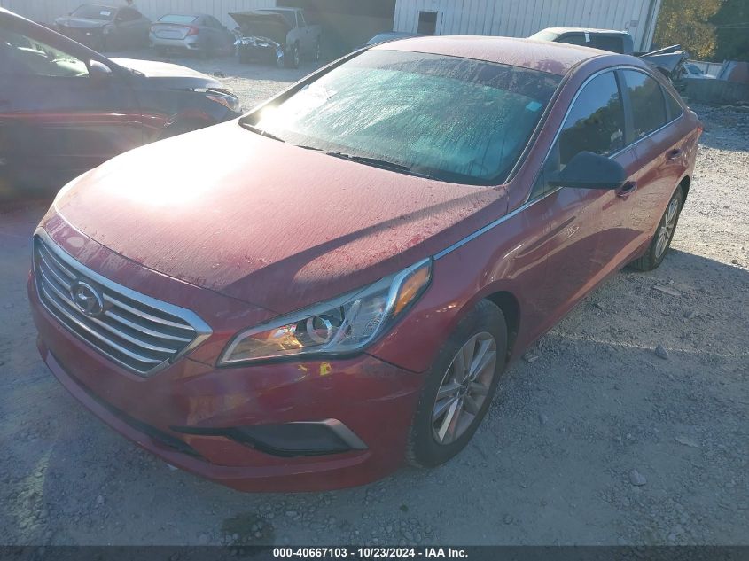 2016 Hyundai Sonata Se VIN: 5NPE24AF9GH283182 Lot: 40667103