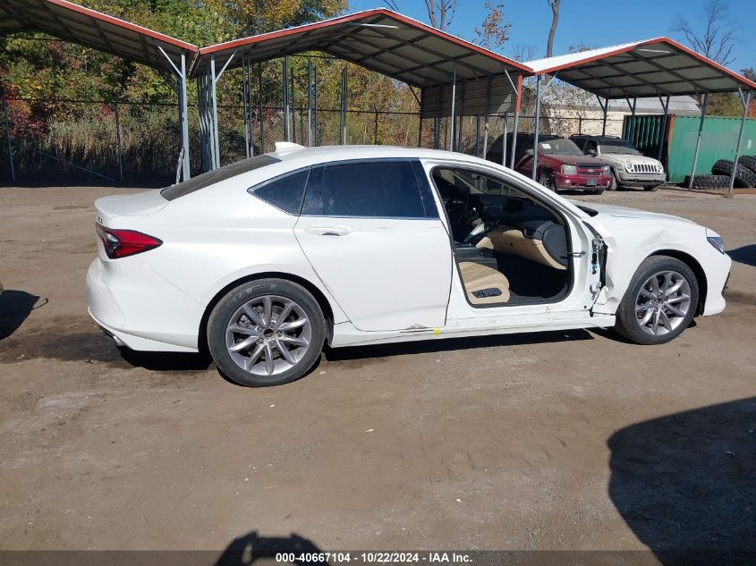 2021 Acura Tlx Standard VIN: 19UUB5F37MA015378 Lot: 40667104