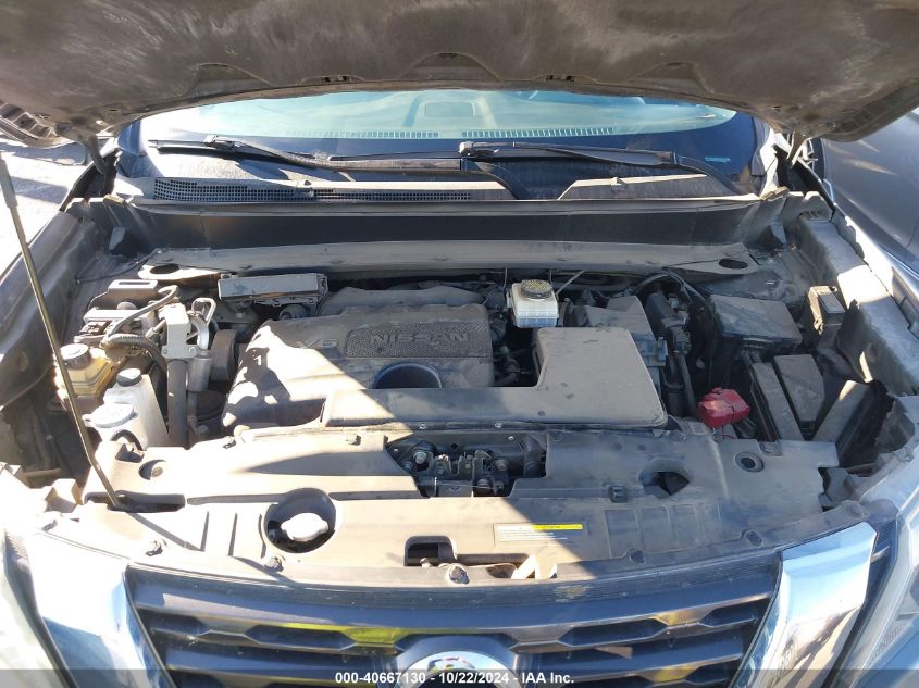 2017 Nissan Pathfinder Sv VIN: 5N1DR2MM7HC696409 Lot: 40667130