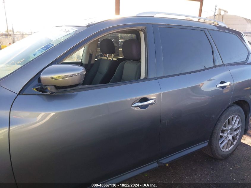 2017 Nissan Pathfinder Sv VIN: 5N1DR2MM7HC696409 Lot: 40667130