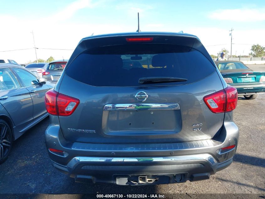2017 Nissan Pathfinder Sv VIN: 5N1DR2MM7HC696409 Lot: 40667130