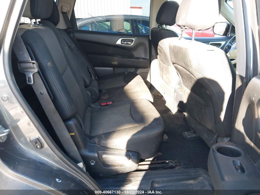 2017 Nissan Pathfinder Sv VIN: 5N1DR2MM7HC696409 Lot: 40667130