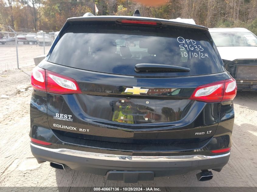 2019 Chevrolet Equinox Lt VIN: 2GNAXVEX4K6132425 Lot: 40667136